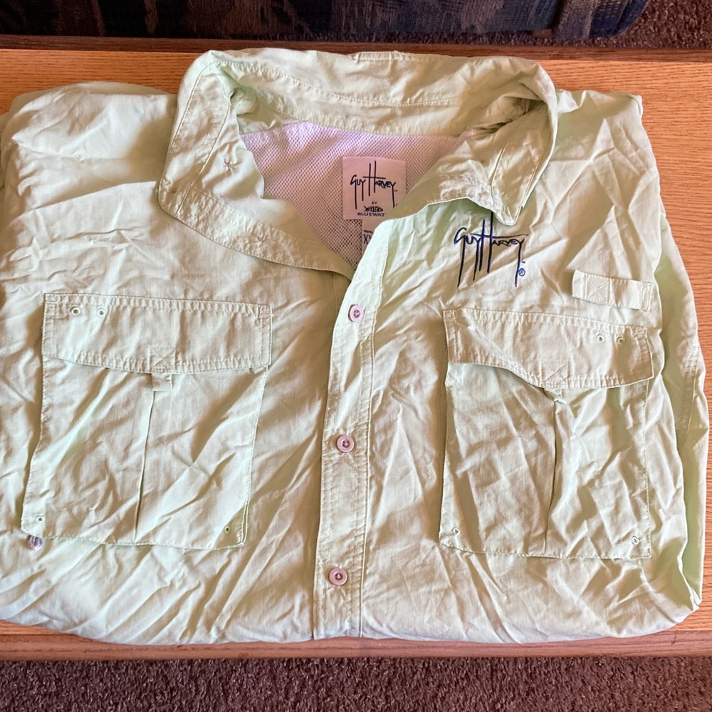 Guy Harvey Mint Green Casual Shirt